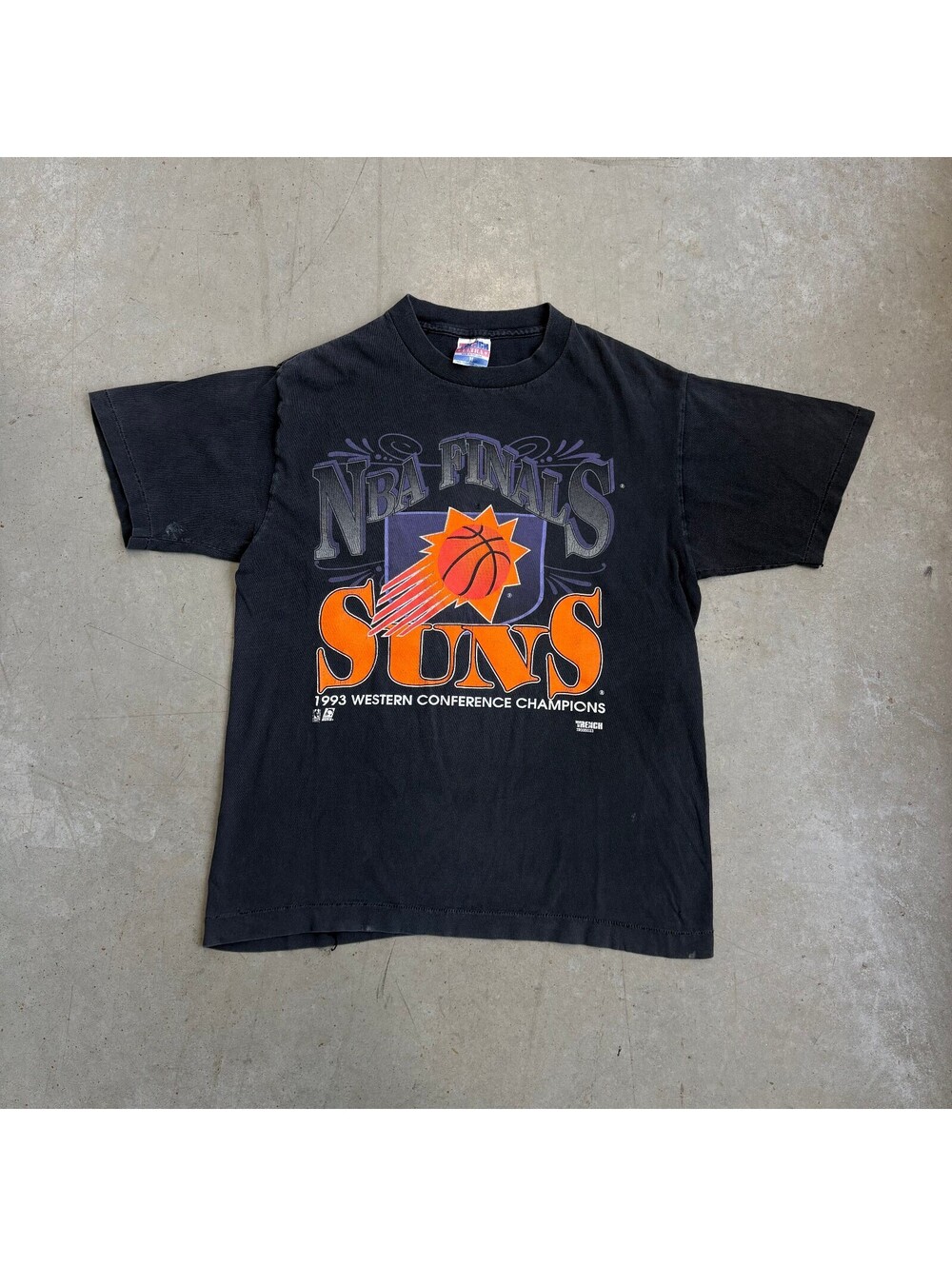 Vintage 90s NBA Phoenix Suns Conference Champions T-Shirt Medium Black